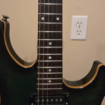 Peavey Limited Series EXP Trans Green Electric Guitar image 5