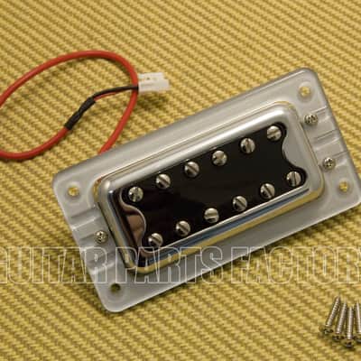 009-6644-000 Gretsch Guitar Pickup, Blacktop Filter’Tron Neck w/ Hardware Chrome