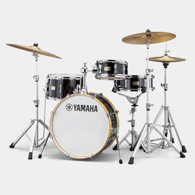 Yamaha Stage Custom Hip 4-Piece Drum Shell Pack (Raven Black) image 2