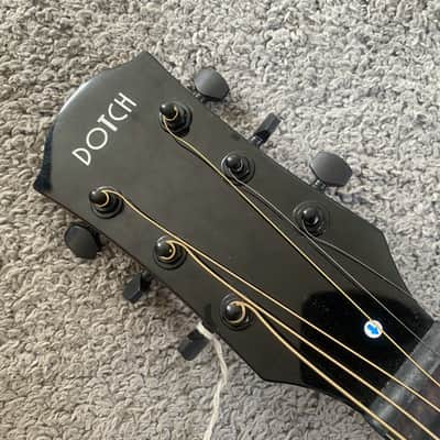 Black Knight 41 Inch Acoustic Guitar, Spruce Top Body, Mahogany Neck, Rosewood Fingerboard image 10