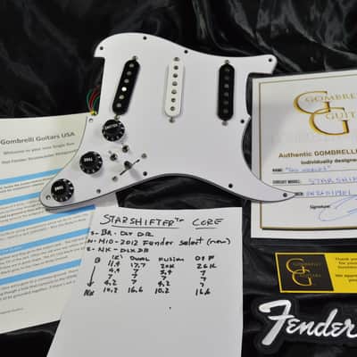 "TWO WORLDS" Fender Loaded Stratocaster Pickguard Hot Wired STARSHIFTER™ CORE image 11