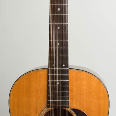 C. F. Martin  D-12-20 12 String Flat Top Acoustic Guitar (1966), ser. #208963, original black chipboard case. image 8