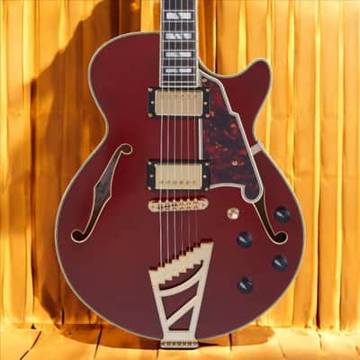 D'Angelico Excel 59 Fully Hollow Single Cutaway, Viola w/Case DAE59VIOGT image 2
