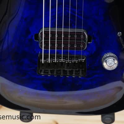 Schecter Omen Elite-7 - See-Thru Blue Burst image 6