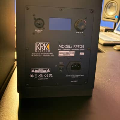 KRK RP-5 Rokit G5 5" Active Studio Monitors - Black - Pair image 6