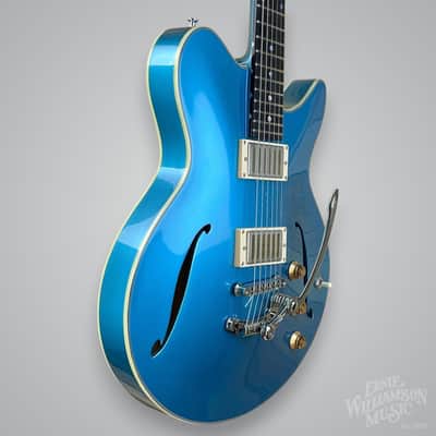 Eastman Romeo LA Hollowbody - Celestine Blue w/ Hardshell Case image 3