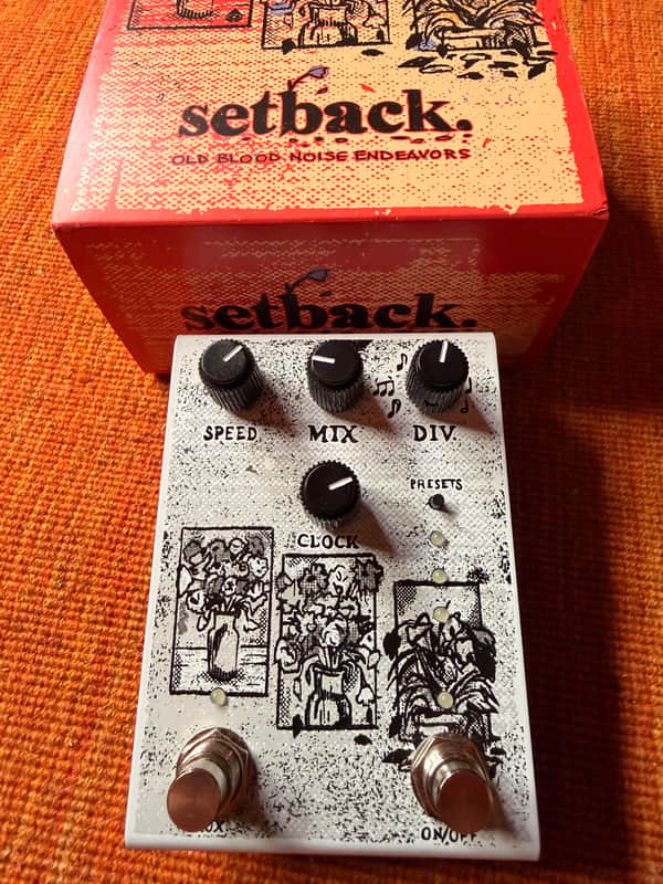Old Blood Noise Endeavors Setback Reverse Delay - Petunia / White image 1
