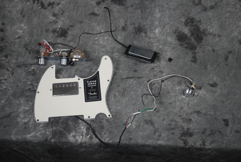 Fender Player Tele HH LOADED PICKGUARD & Screws Pickups Plate Knobs Telecaster Push-Pull Coil Split image 1