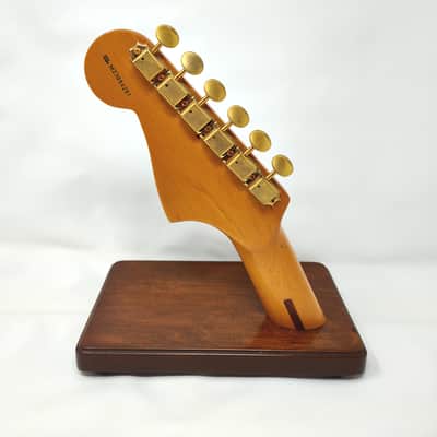 Fender Custom Shop 2003 Stratocaster Pickguard Signed John Cruz Todd Krause Yuriy Shishkov + Factory Display Neck Shoreline Gold image 2