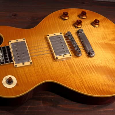 1985 Greco Les Paul Rock Spirits Standard - Honey Burst - Stunning Flame Top image 6