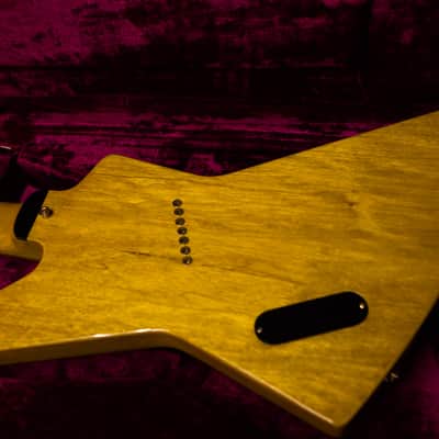 Roger Giffin built 1994 Gibson Custom Shop Korina Explorer 7 string 36 fret image 10