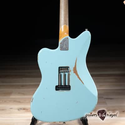 Fano JM6 Alt de Facto HSS Trem Guitar w/ Lollar Blondes & Imperial – Sonic Blue image 7