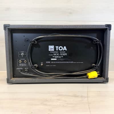 Toa MX-106R Vintage 6-Channel Powered Mixer Made in Japan | 300W @ 2 Ohms | 9-Band EQ | PA Mixer 1980's-1990's image 5