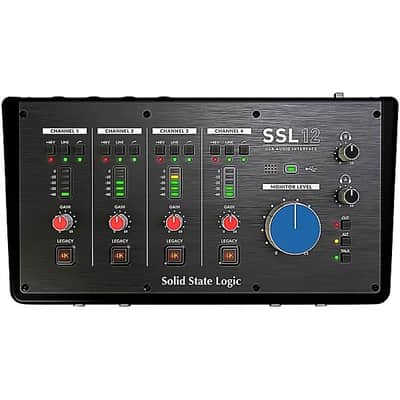 Solid State Logic SSL 12 USB Audio Interface 2024 - BLACK image 3