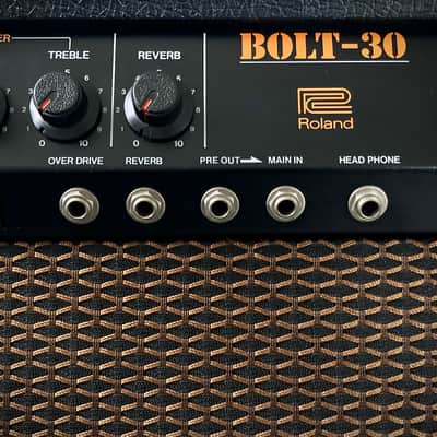 Roland Bolt 30 2-Channel 30-Watt 1x12" Guitar Combo 1979 - 1984 - Black image 10