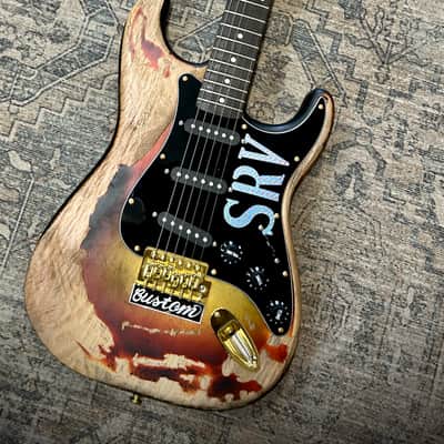 Distressed SRV tribute Strat style image 2