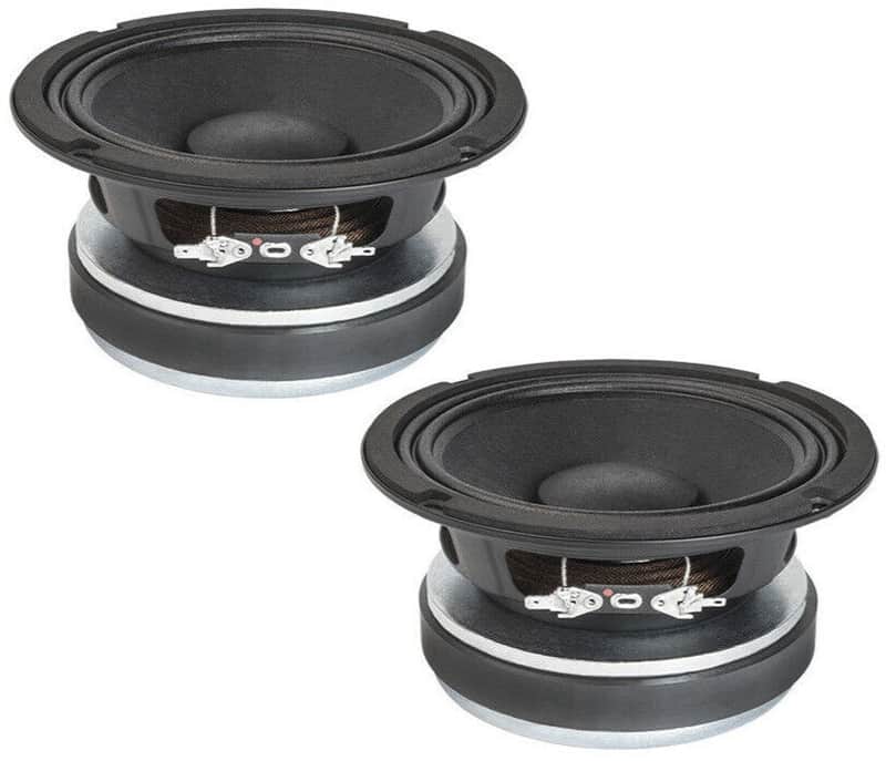 2x FAITAL PRO 6FE300 6.5" Mid-Bass / Midrange Speaker 350W Waterproof Cone 8-Ohm image 1