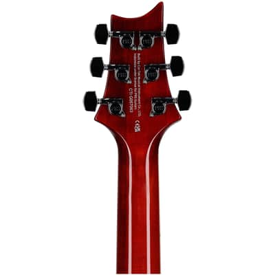 PRS Paul Reed Smith SE Custom 24 Semi-Hollow Piezo Electric Guitar (with Gig Bag), Vintage Sunburst image 8