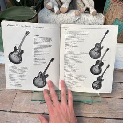 1959-1960 Gibson Full Line Catalog Les Paul ES Rare Vintage Case Candy Brochure Burst image 5