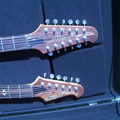 Aria Aria Pro II Super Twin Double Neck 6/12 String 1981 image 4