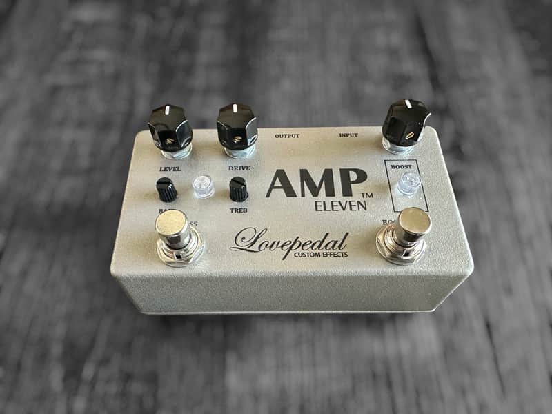 Lovepedal AmpEleven Overdrive Pedal - Silver image 1
