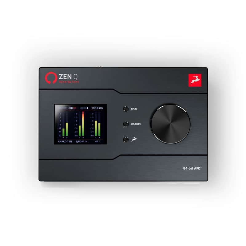 Zen Q Synergy Core Audio Interface, 14x10 Bus-Powered Thunderbolt 3 Interface for Recording Music, with Onboard Real-Time Audio Recording Effects, XLR Interface Connection - Antelope Audio image 1