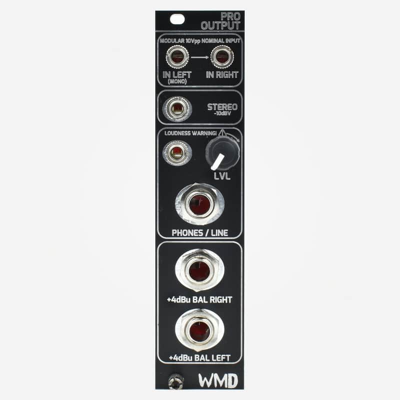 WMD Pro Output (Black) Eurorack Balanced Output Module image 1