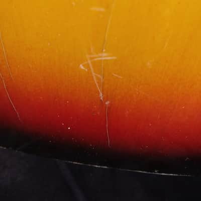 Kawai Vintage Made in Japan Semi Hollow Body Archtop Electric Guitar 1960s Sun Burst image 13