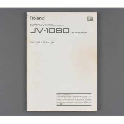 Roland JV-1080 Owner's Manual