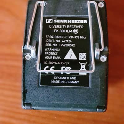 Sennheiser 🎧 Sennheiser EK 300 IEM G3 Stereo Bodypack Receiver | Diversity | 734–776 MHz image 2