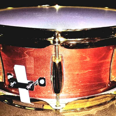 SNARE DRUM "RENOWN" BADGE MAPLE W/ REINFORCEMENT-RINGS - STOUT! FREE SHIP TO CUSA! image 4
