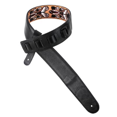 Walker & Williams LHR-23 Gloss Black Premium Leather w/North West Bear Totem Carving image 9