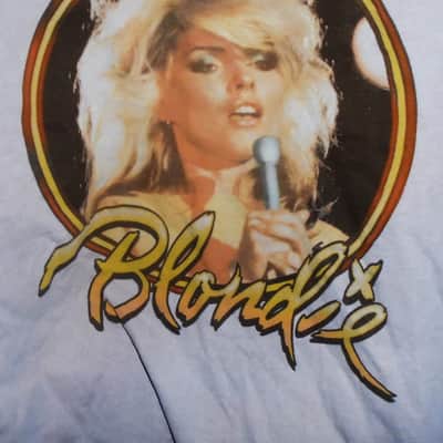 blondie debbie harry face official M-L unisex tee- pop cbgb punk rock maria rapture rock bird image 1