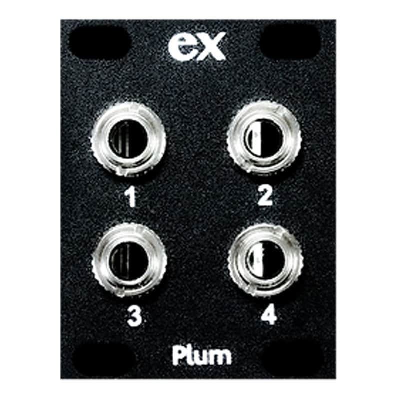 Plum Audio EX6 Eurorack CV Expander 1U Module (Black) image 1