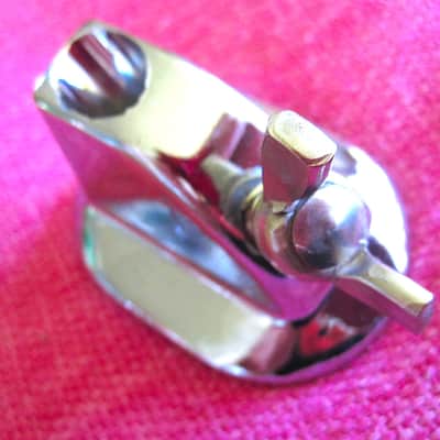 Slingerland Bass Drum Spur Leg Mount Bracket, Thin Spur (Left Side) - Vintage (USED) image 4