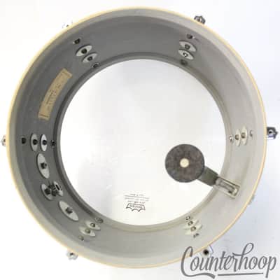 *Rogers 12x8"Silver Sparkle Dayton Holiday Tom Drum Vintage Powertone Swivomatic image 9