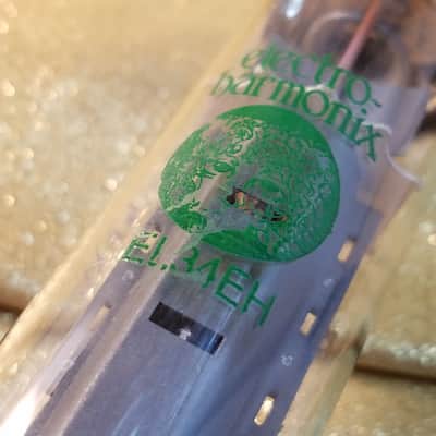 Electro-Harmonix Tight Matched Pair (2) EL34 6CA7 tNOS AT1000 TESTED Vacuum Tubes Power Pentode 2000-2003 image 15