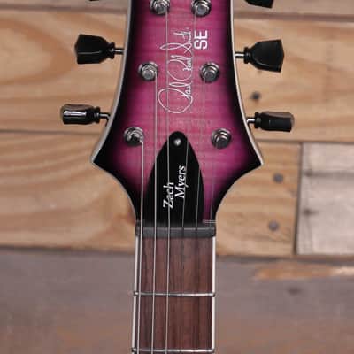 PRS SE Zach Myers Electric Guitar Elderberry Burst w/  Gigbag image 6