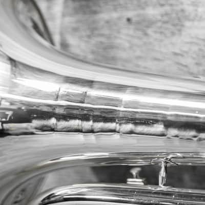 King 1124SP Marching Baritone Silver image 6