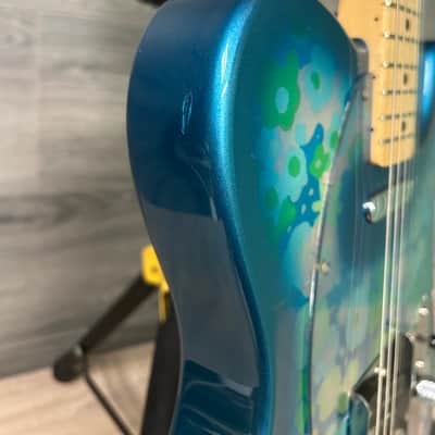 Fender TL-69 BFL Blue Flower Telecaster Electric Guitar Crafted In Japan Paisley Blue Floral Guitar w/ Case#2463 image 11