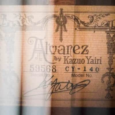 Alvarez-Yairi CY-140 Classical 1999 image 14