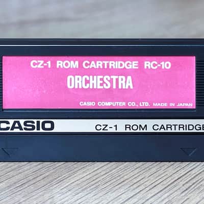 Casio CZ-1 ROM card RC-10 ORCHESTRA // Rare find image 1