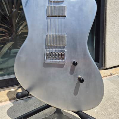 Baguley Dico-6 Brushed Aluminum Electric Guitar - Made in Germany - Includes Gig Bag image 1