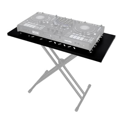 Rockville RKS-AIR Hydraulic Air Powered Keyboard Stand with DJ Table Shelf image 7