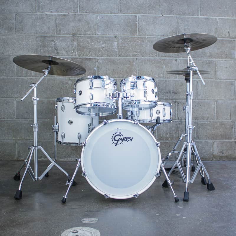 Gretsch Renown Piano White 5-Piece Kit (20/14/12/10/SD) image 1