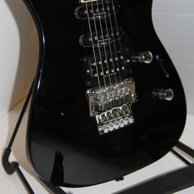 JACKSON DK2 DINKY MIJ  1996 2-Tone Black and w/tan neck image 4