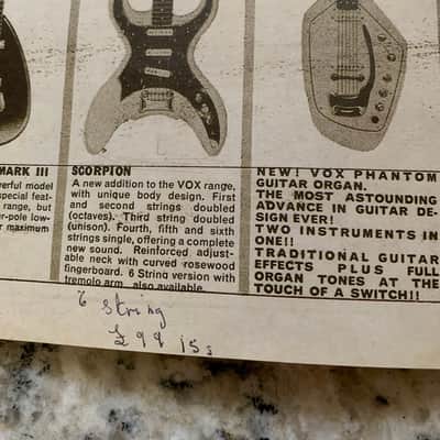Vox Guitar Catalog Wah Amp 90's image 2