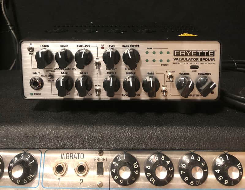 Fryette Valvulator GP/DI IR 1W Tube Direct Recording Tube Amplifier Head Regular White image 1