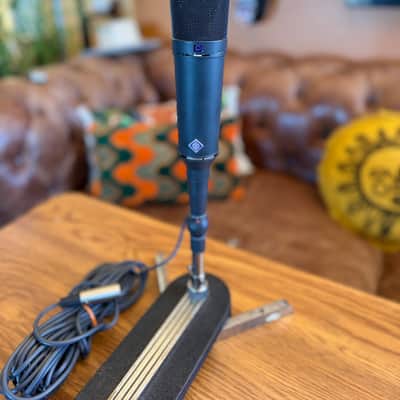 Vintage Neumann U87 ai P48 Condenser Microphone w/Rare NOS Swivel Mount* (1980’s) - Matte Black image 5