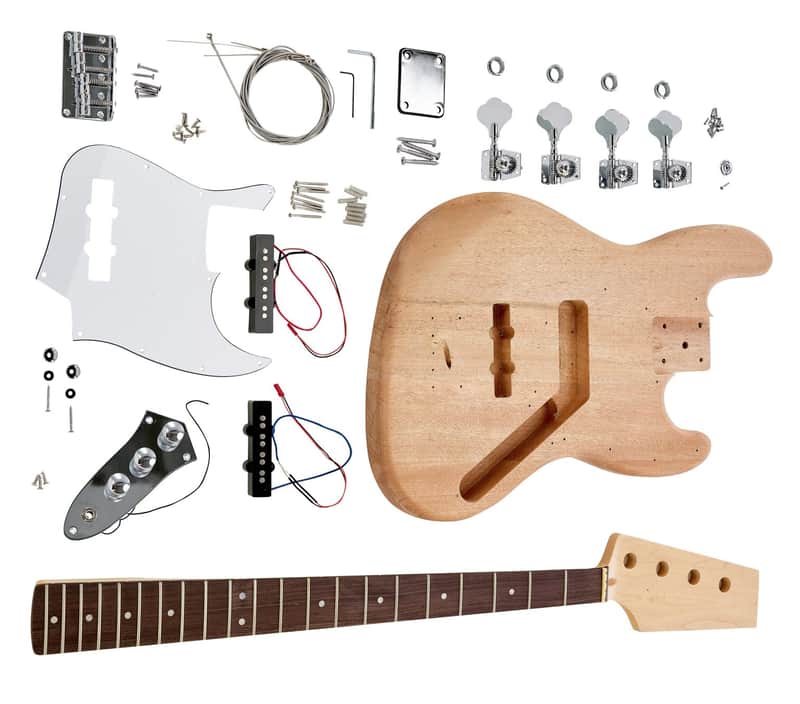 Harley Benton JB Bass Kit - DIY Complete Jazz Bass Style Build Package image 1